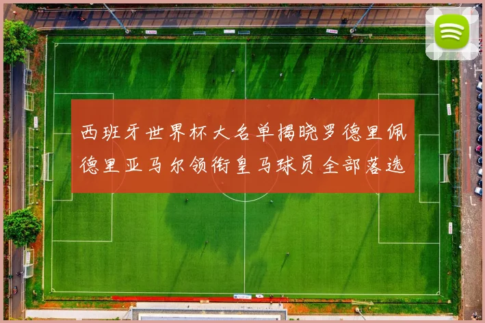 西班牙世界杯大名单揭晓罗德里佩德里亚马尔领衔皇马球员全部落选